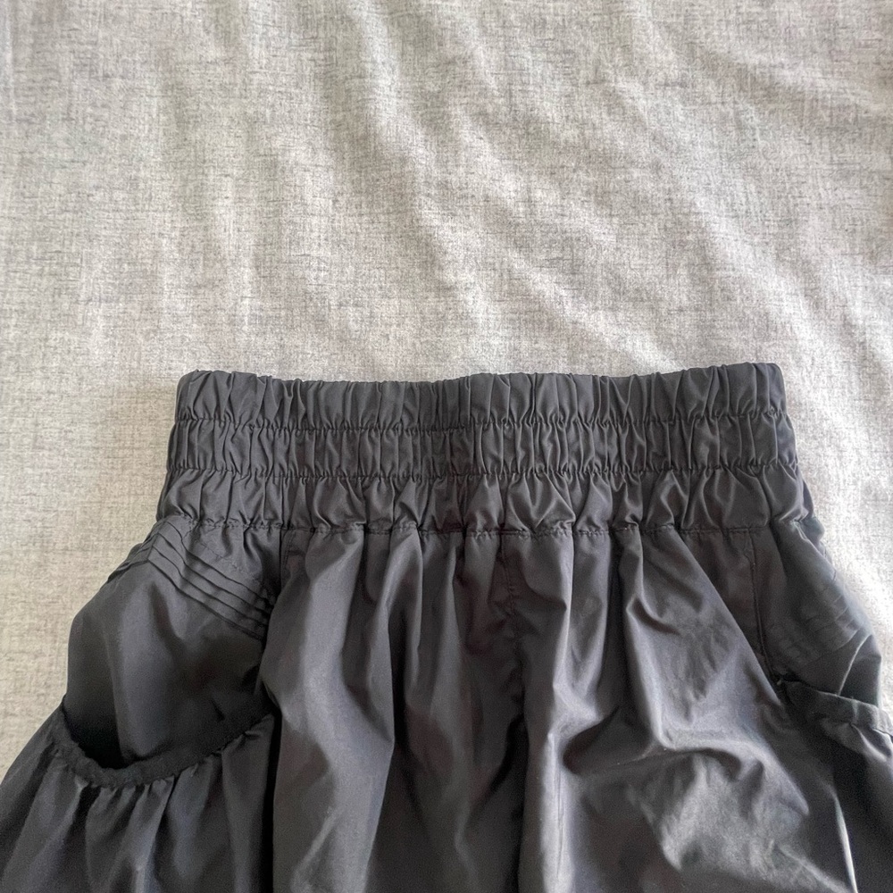 Free People get your flirt on black shorts